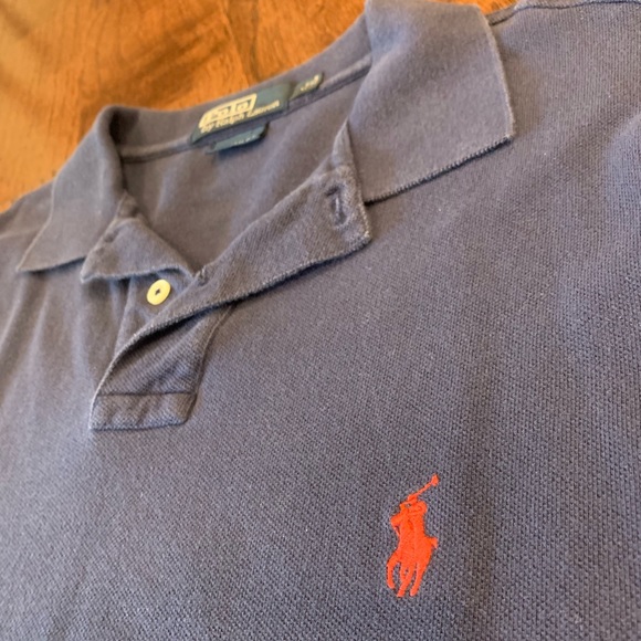 Vintage Navy Blue Ralph Lauren Polo Shirt - Picture 2 of 2